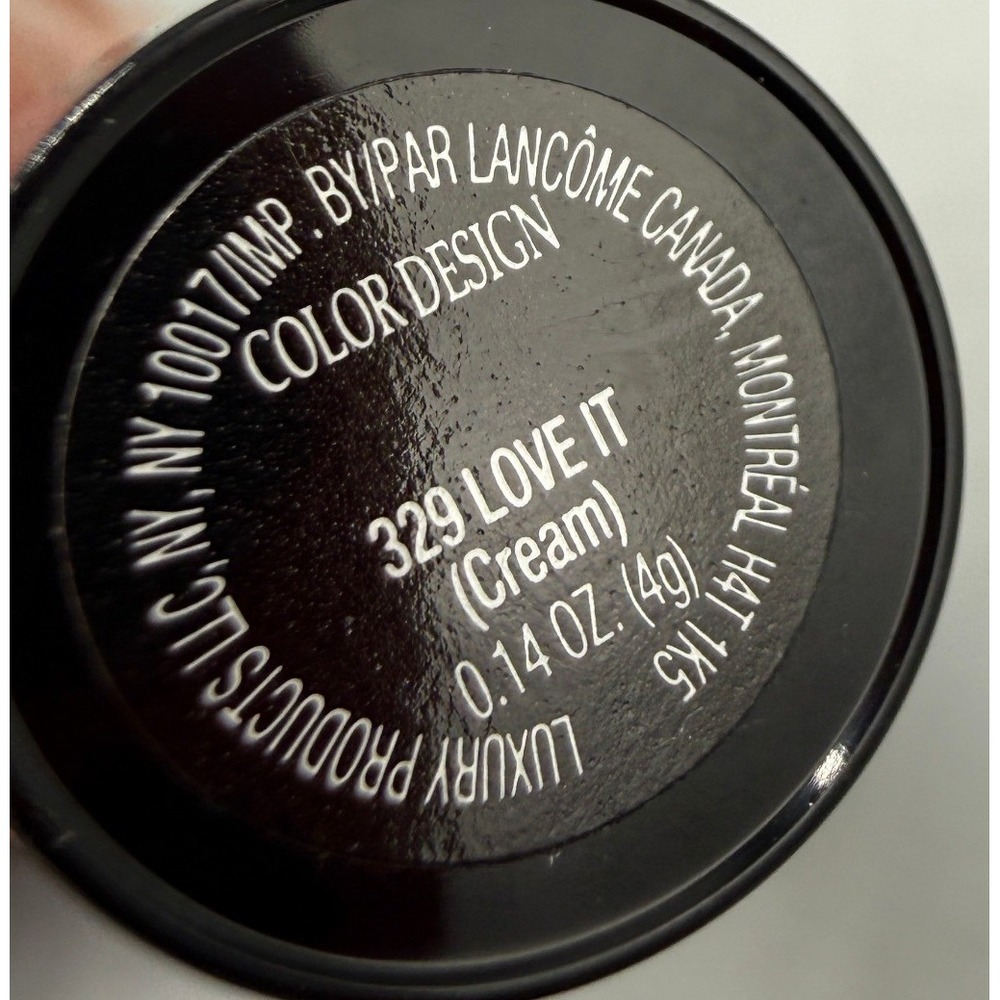 Lancome Color Design Lipstick 329 Love It Cream 0.14oz Pink Mauve New, No Box - Picture 4 of 5